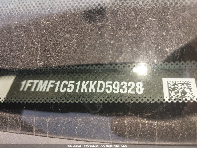 Продажа на аукционе авто 2019 Ford F-150 Xl, vin: 1FTMF1C51KKD59328, номер лота: 12725062
