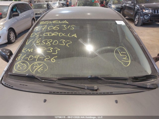 12706315 :رقم المزاد ، 2T1BR32E85C858032 vin ، 2005 Toyota Corolla Ce/le/sport مزاد بيع