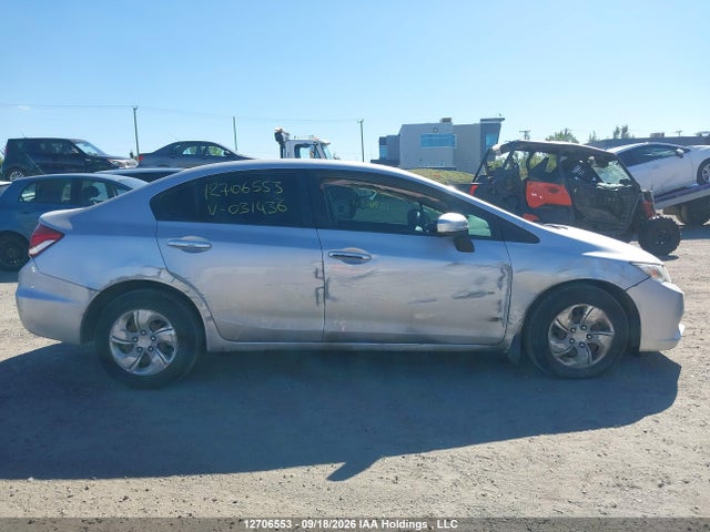 12706553 :رقم المزاد ، 2HGFB2F45EH031436 vin ، 2014 Honda Civic Lx مزاد بيع