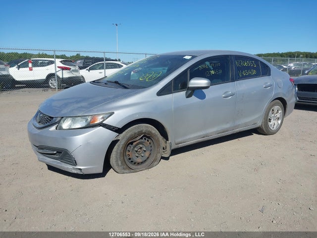 12706553 :رقم المزاد ، 2HGFB2F45EH031436 vin ، 2014 Honda Civic Lx مزاد بيع