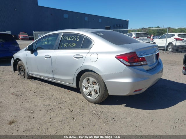 12706553 :رقم المزاد ، 2HGFB2F45EH031436 vin ، 2014 Honda Civic Lx مزاد بيع