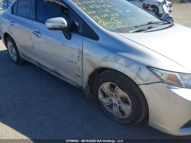 12706553 :رقم المزاد ، 2HGFB2F45EH031436 vin ، 2014 Honda Civic Lx مزاد بيع
