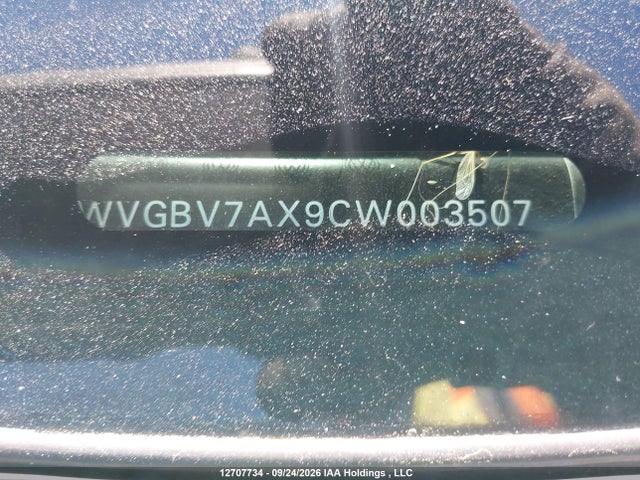 Продаж на аукціоні авто 2012 Volkswagen Tiguan S/se/sel, vin: WVGBV7AX9CW003507, номер лоту: 12707734