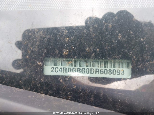 Продаж на аукціоні авто 2013 Dodge Grand Caravan Se/sxt, vin: 2C4RDGBG0DR608093, номер лоту: 12703316