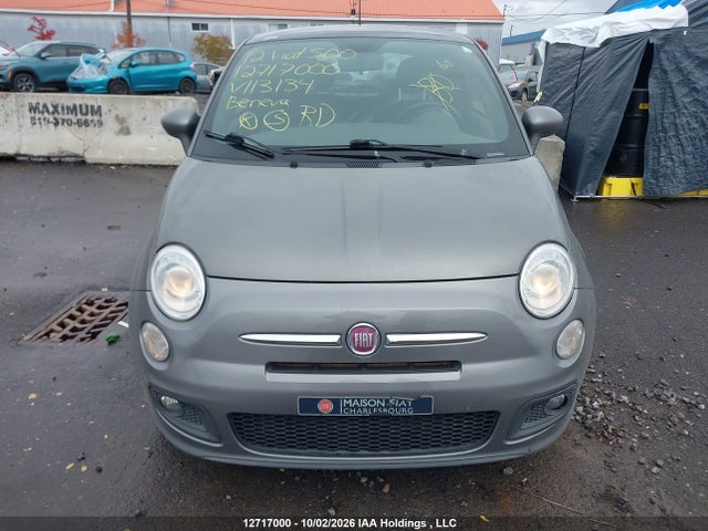 Aukcja sprzedaży 2012 Fiat 500 Sport, vin: 3C3CFFBR6CT113134, numer aukcji: 12717000