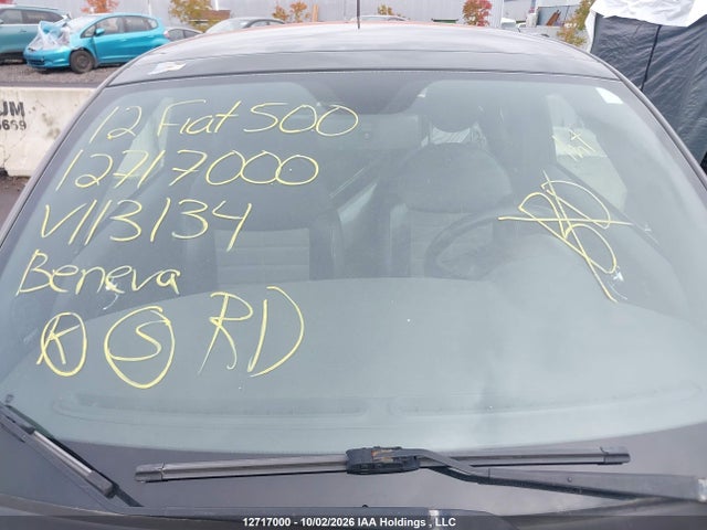 Aukcja sprzedaży 2012 Fiat 500 Sport, vin: 3C3CFFBR6CT113134, numer aukcji: 12717000