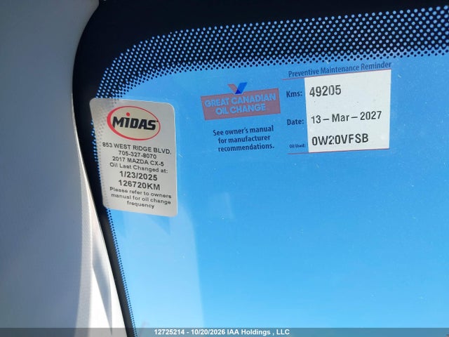 Mazda Cx-5 Gx 2017 JM3KFBBL2H0105216 Image 15
