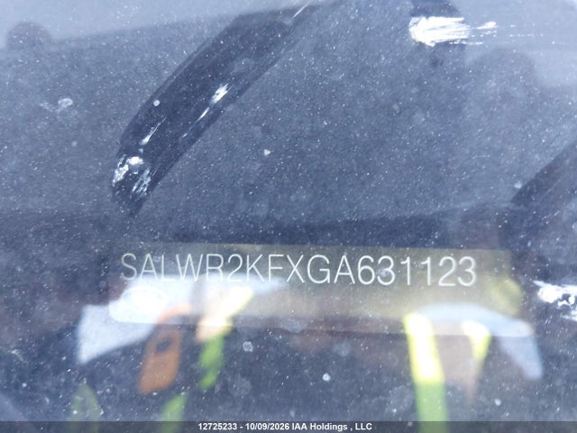 12725233 :رقم المزاد ، SALWR2KFXGA631123 vin ، 2016 Land Rover Range Rover Sport مزاد بيع