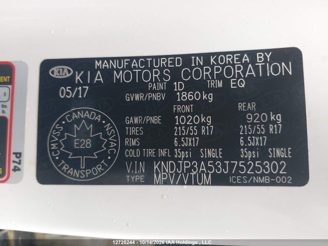 KIA Soul Ex/ex Premium/ex Tech/ex+ 2018 KNDJP3A53J7525302 Image 19