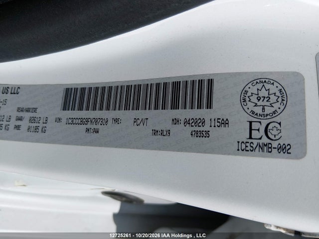 Chrysler 200 S 2015 1C3CCCBG9FN707310 Image 9