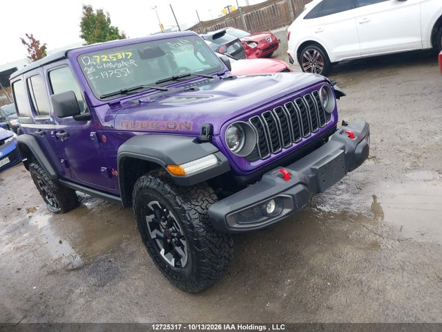 2026 Jeep Wrangler 4-door Rubicon მანქანა იყიდება აუქციონზე, vin: 1C4PJXFN9TW197551, აუქციონის ნომერი: 12725317