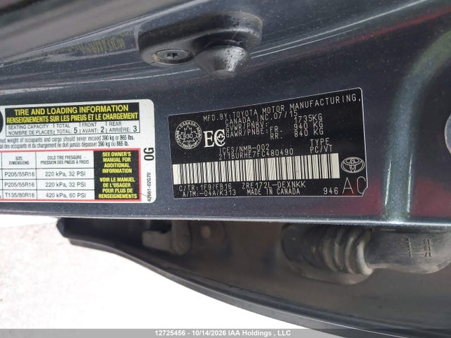 Toyota COROLLA LE 2015 2T1BURHE7FC480490 Image 20