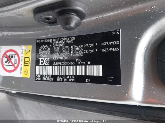 Lexus Nx 200t 200t 2017 JTJBARBZ0H2104295 Image 9
