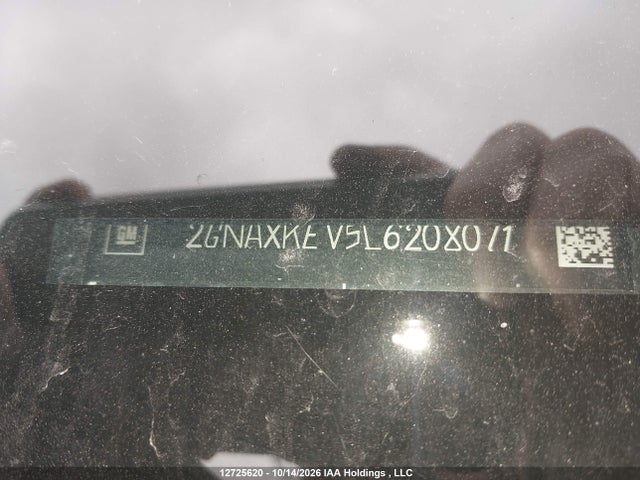 12725620 :رقم المزاد ، 2GNAXKEV5L6208071 vin ، 2020 Chevrolet Equinox Lt مزاد بيع