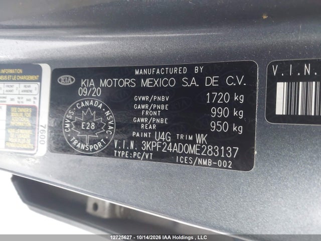 KIA FORTE LX 2021 3KPF24AD0ME283137 Image 9
