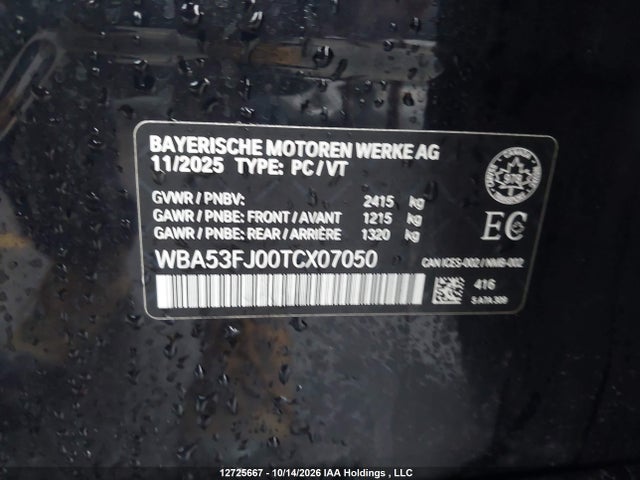 WBA53FJ00TCX07050 BMW 530 XI