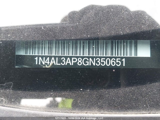 Aukcja sprzedaży 2016 Nissan Altima 2.5/2.5 S/2.5 Sl Tech/2.5 Sr/2.5 Sv, vin: 1N4AL3AP8GN350651, numer aukcji: 12717023