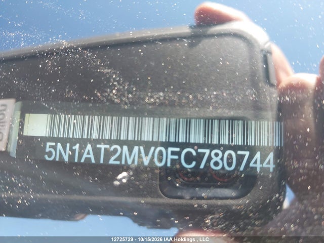 5N1AT2MV0FC780744 Nissan Rogue S/sl/sv