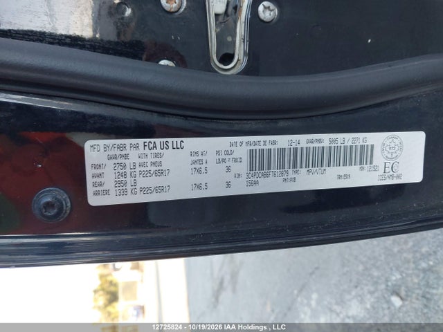 Dodge JOURNEY SE 2015 3C4PDCAB6FT612879 Image 9
