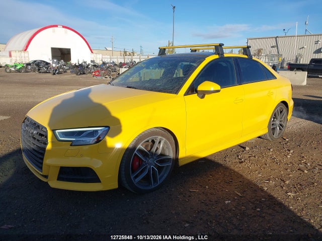 2018 Audi S3 Prestige მანქანა იყიდება აუქციონზე, vin: WAUF1GFF1J1056601, აუქციონის ნომერი: 12725848
