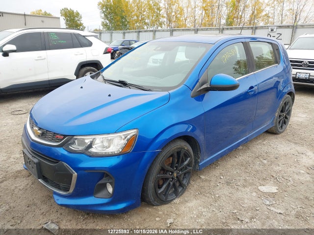 Продаж на аукціоні авто 2017 Chevrolet Sonic Premier, vin: 1G1JF6SB0H4108474, номер лоту: 12725893