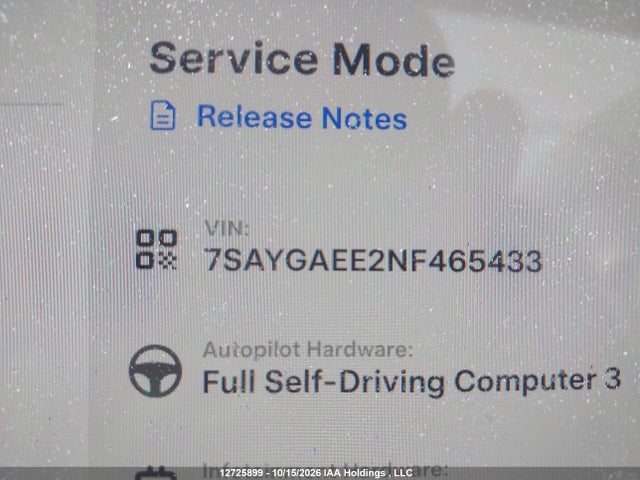 Tesla Model Y Long Range 2022 7SAYGAEE2NF465433 Image 18