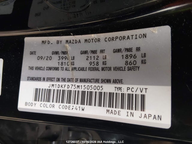JM1DKFD75M1505005 Mazda Cx-3 Grand Touring