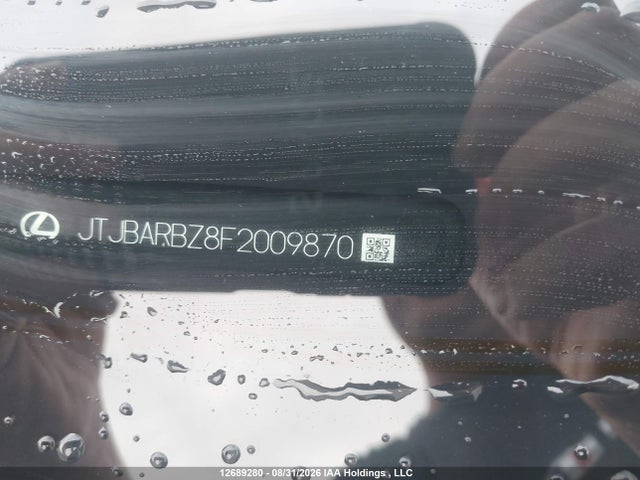 12689280 :رقم المزاد ، JTJBARBZ8F2009870 vin ، 2015 Lexus Nx 200t 200t مزاد بيع