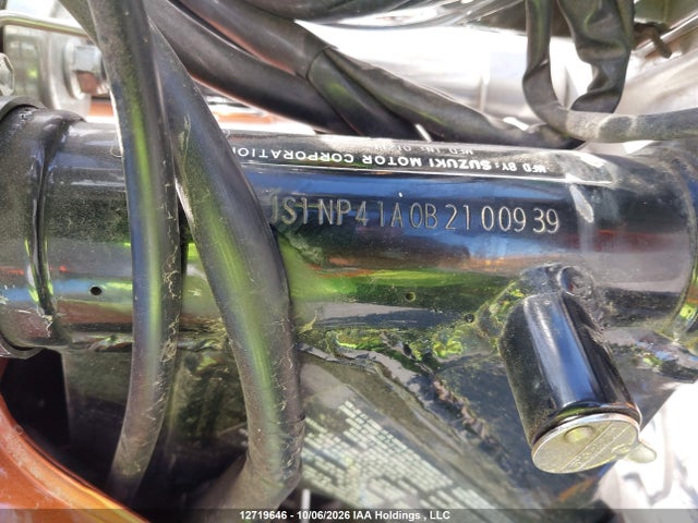 2011 Suzuki Ls650 მანქანა იყიდება აუქციონზე, vin: JS1NP41A0B2100939, აუქციონის ნომერი: 12719646