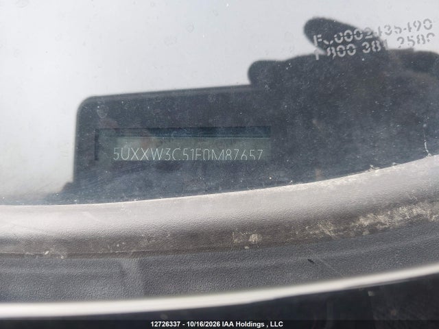 5UXXW3C51F0M87657 BMW X4 Xdrive28i