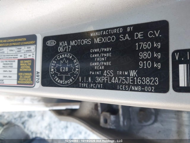 KIA Forte Lx/s 2018 3KPFL4A75JE163823 Image 9