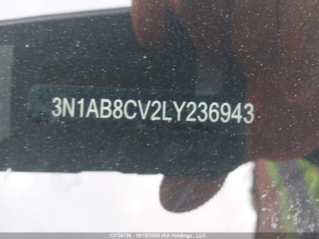 3N1AB8CV2LY236943 Nissan SENTRA SV