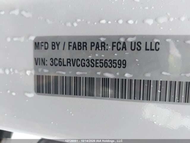RAM Promaster 2500 2500 High 2025 3C6LRVCG3SE563599 Image 9