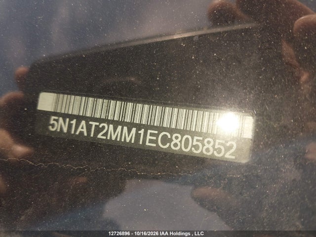 5N1AT2MM1EC805852 Nissan Rogue S/sl/sv
