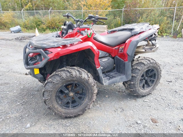 12726902 :رقم المزاد ، 3JBLKAU43KJ001836 vin ، 2019 Can-am Outlander Xt 850/xt-p 850 مزاد بيع