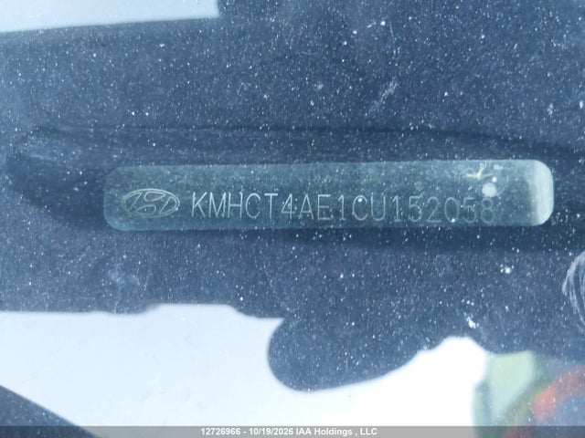 Auction sale of the 2012 Hyundai Accent L, vin: KMHCT4AE1CU152058, lot number: 12726966