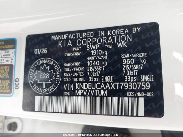 KIA SELTOS S 2026 KNDEUCAAXT7930759 Image 9