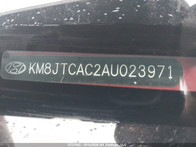 Продажа на аукционе авто 2010 Hyundai Tucson Gls, vin: KM8JTCAC2AU023971, номер лота: 12727002