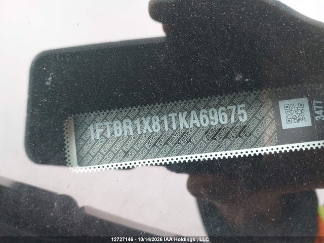 2026 Ford Transit T-250 მანქანა იყიდება აუქციონზე, vin: 1FTBR1X81TKA69675, აუქციონის ნომერი: 12727146