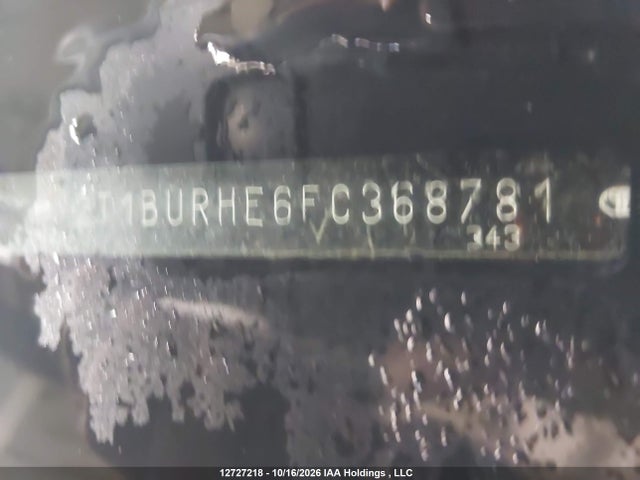 2T1BURHE6FC368781 Toyota COROLLA LE