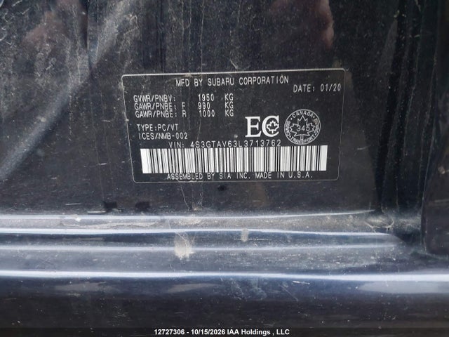 Subaru Impreza Premium 2020 4S3GTAV63L3713762 Image 9