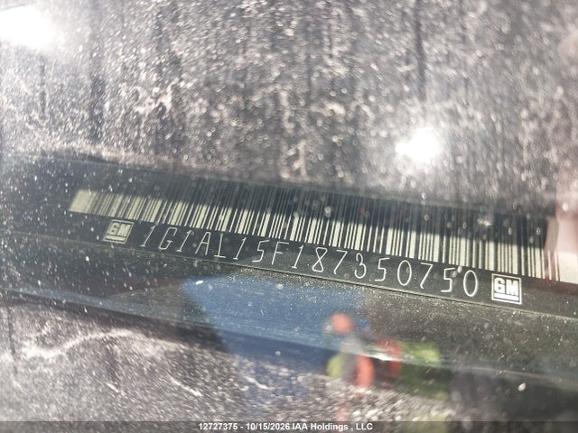 Продаж на аукціоні авто 2008 Chevrolet Cobalt Lt, vin: 1G1AL15F187350750, номер лоту: 12727375