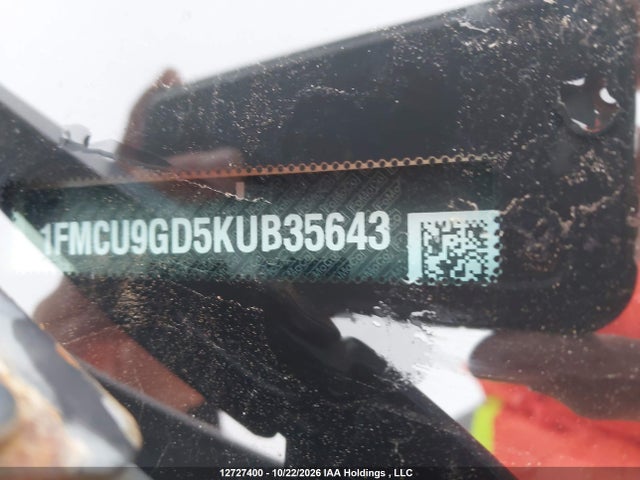 Ford ESCAPE SE 2019 1FMCU9GD5KUB35643 Image 19