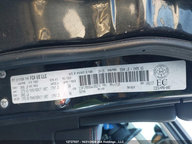 Jeep Cherokee Trailhawk 2016 1C4PJMBS8GW185276 Image 9