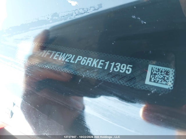12727557 :رقم المزاد ، 1FTEW2LP6RKE11395 vin ، 2024 Ford F150 Stx مزاد بيع