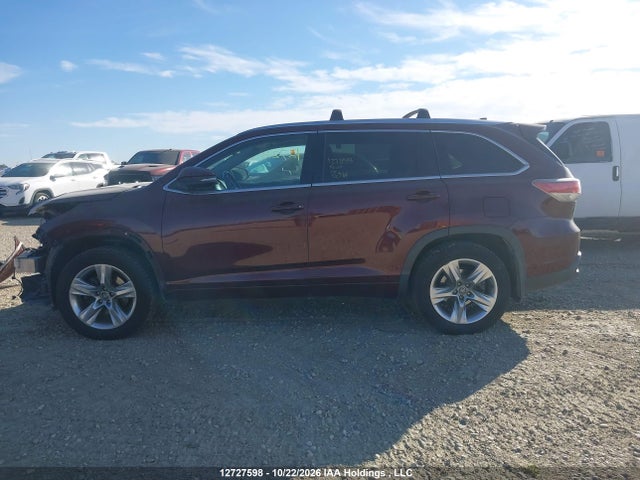 Toyota Highlander Limited 2016 5TDDKRFH3GS307313 Image 15
