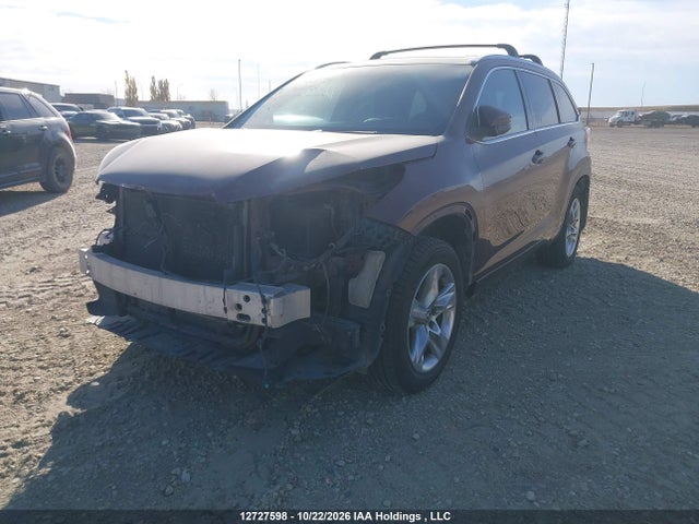 Toyota Highlander Limited 2016 5TDDKRFH3GS307313 Image 2