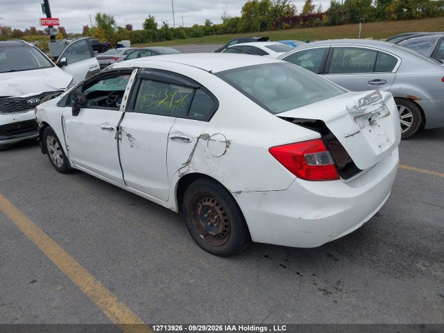 12713926 :رقم المزاد ، 2HGFB2F48CH027541 vin ، 2012 Honda Civic Lx مزاد بيع