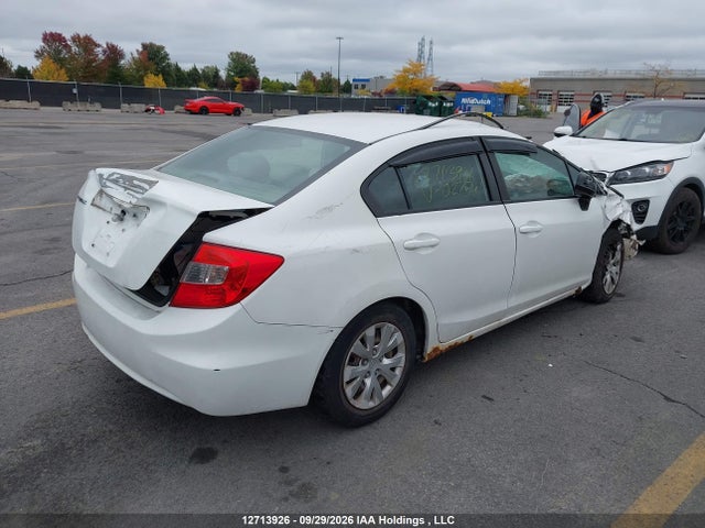 12713926 :رقم المزاد ، 2HGFB2F48CH027541 vin ، 2012 Honda Civic Lx مزاد بيع