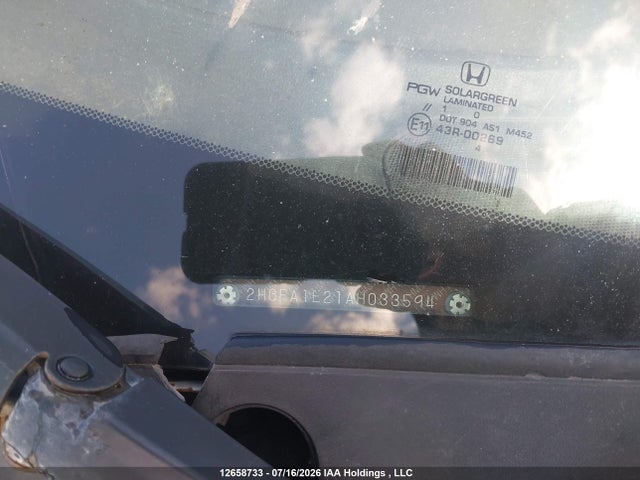 12658733 :رقم المزاد ، 2HGFA1E21AH033594 vin ، 2010 Honda Civic Dx/dx-a مزاد بيع